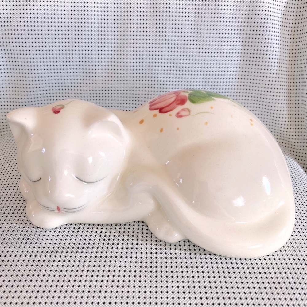 Ceramic Cat Figure